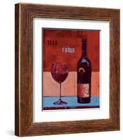 Wine for Two-Anna Flores-Framed Art Print