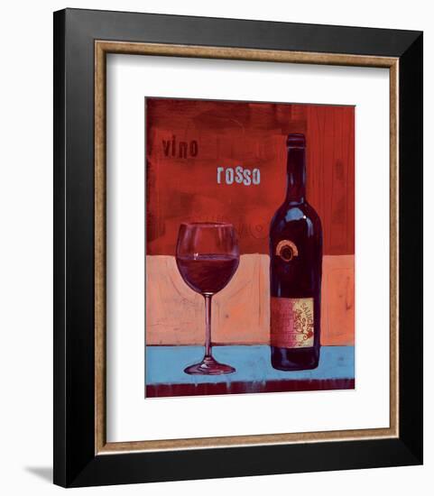Wine for Two-Anna Flores-Framed Art Print