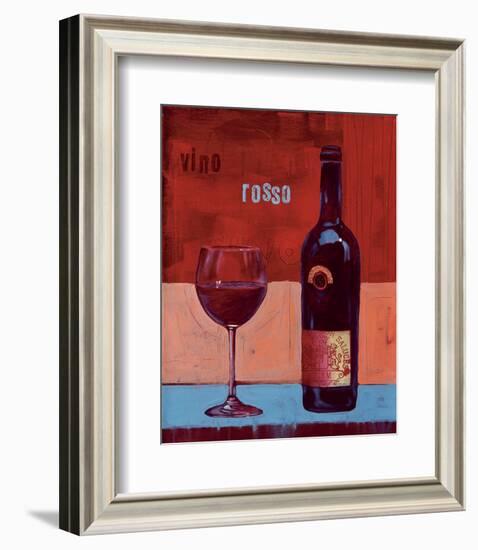 Wine for Two-Anna Flores-Framed Art Print