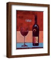 Wine for Two-Anna Flores-Framed Art Print