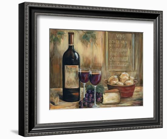 Wine For Two-Marilyn Dunlap-Framed Art Print