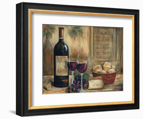 Wine For Two-Marilyn Dunlap-Framed Art Print