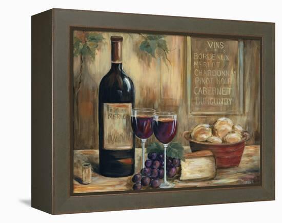 Wine For Two-Marilyn Dunlap-Framed Stretched Canvas