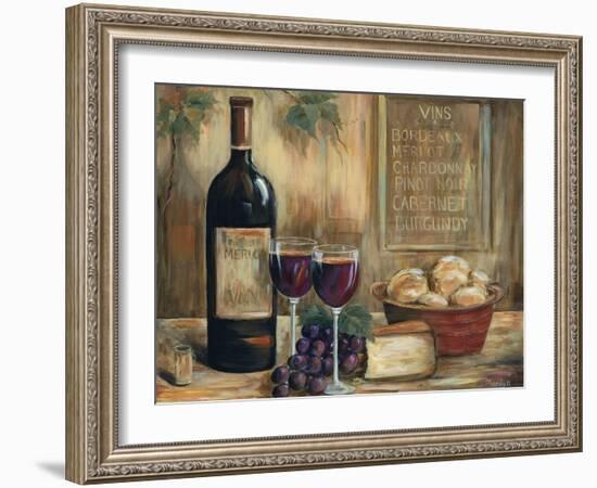 Wine For Two-Marilyn Dunlap-Framed Art Print