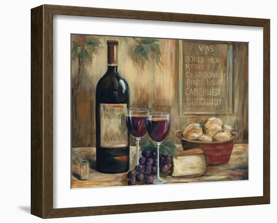 Wine For Two-Marilyn Dunlap-Framed Art Print