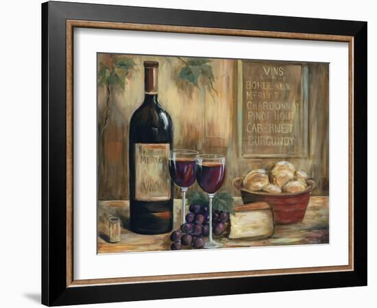 Wine For Two-Marilyn Dunlap-Framed Art Print