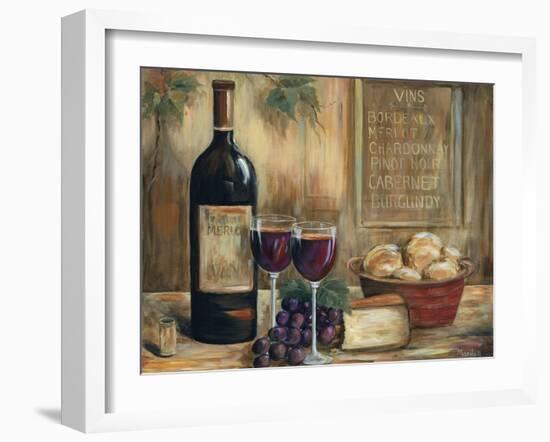 Wine For Two-Marilyn Dunlap-Framed Art Print