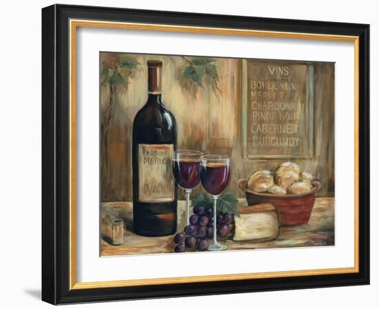 Wine For Two-Marilyn Dunlap-Framed Art Print