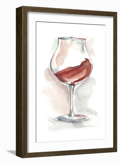 Wine Glass Study III-Ethan Harper-Framed Art Print