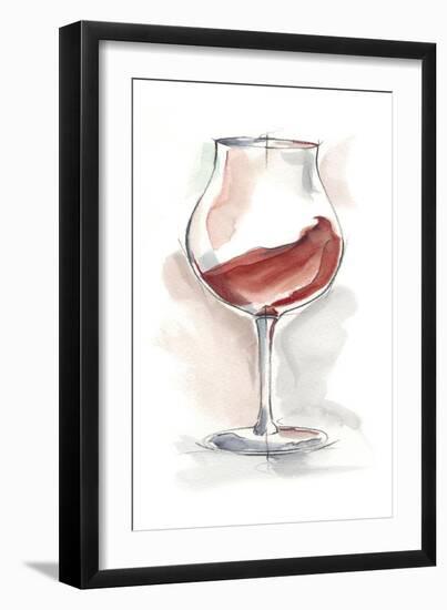 Wine Glass Study III-Ethan Harper-Framed Art Print