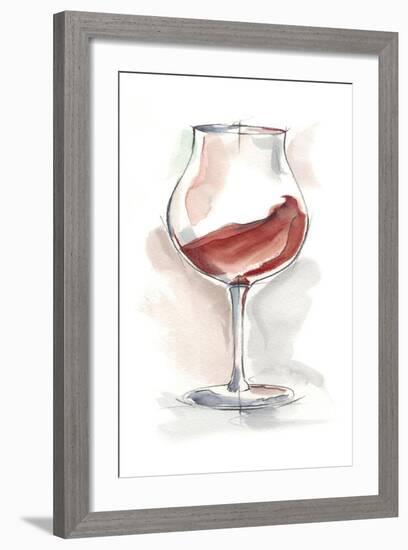 Wine Glass Study III-Ethan Harper-Framed Premium Giclee Print