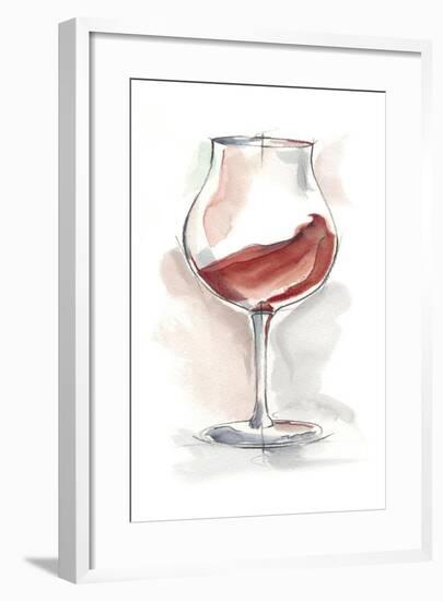 Wine Glass Study III-Ethan Harper-Framed Premium Giclee Print