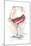 Wine Glass Study III-Ethan Harper-Mounted Premium Giclee Print