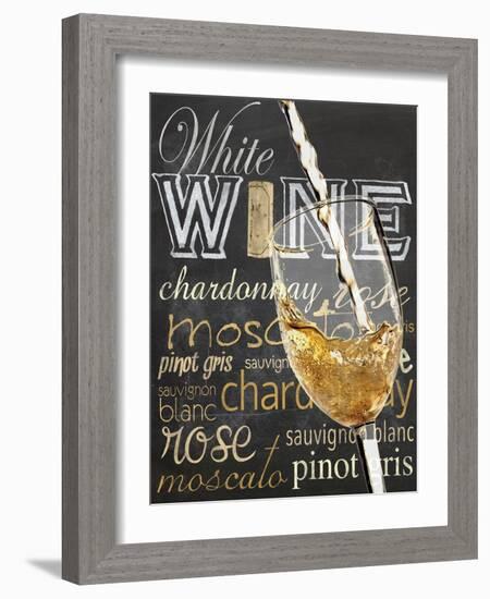 Wine Glass White-Lauren Gibbons-Framed Art Print