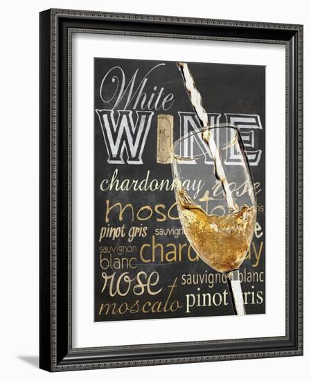 Wine Glass White-Lauren Gibbons-Framed Art Print