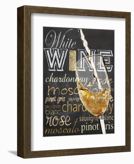 Wine Glass White-Lauren Gibbons-Framed Art Print