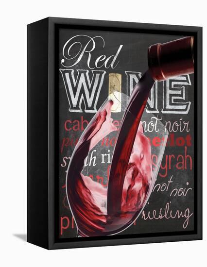 Wine Glass-Lauren Gibbons-Framed Stretched Canvas