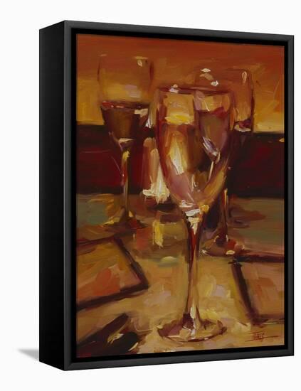 Wine Glasses, Paris-Pam Ingalls-Framed Premier Image Canvas