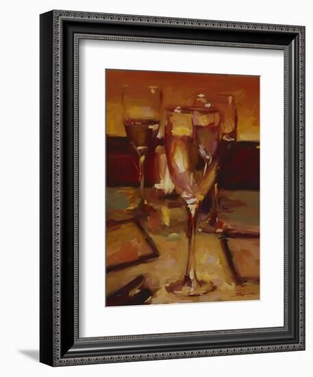 Wine Glasses, Paris-Pam Ingalls-Framed Giclee Print