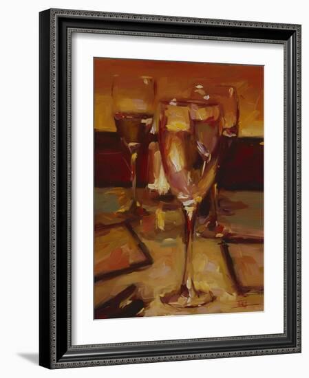 Wine Glasses, Paris-Pam Ingalls-Framed Giclee Print