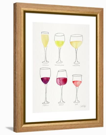 Wine Glasses-Cat Coquillette-Framed Premier Image Canvas