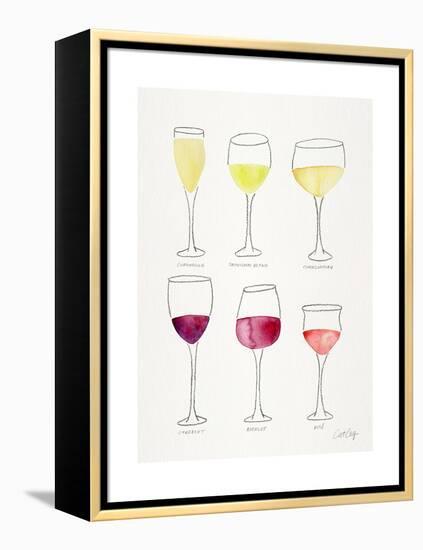 Wine Glasses-Cat Coquillette-Framed Premier Image Canvas