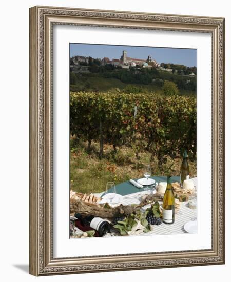 Wine in Vezelay, Yonne, Burgundy, France, Europe-null-Framed Photographic Print