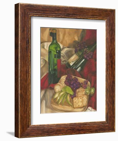 Wine Indulgences I-Jennifer Goldberger-Framed Art Print