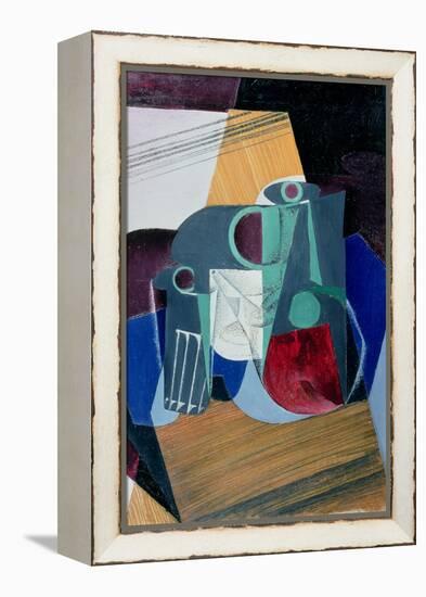 Wine Jug and Glass, 1916-Juan Gris-Framed Premier Image Canvas