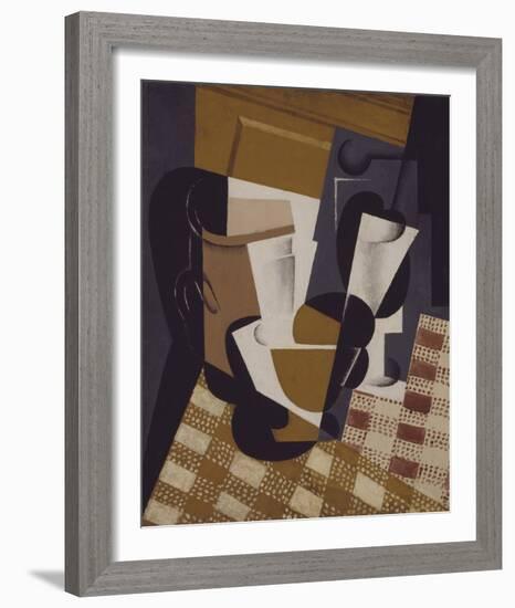 Wine Jug and Glass-Juan Gris-Framed Giclee Print