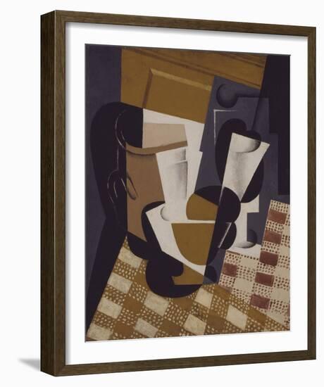 Wine Jug and Glass-Juan Gris-Framed Giclee Print