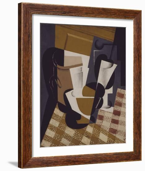 Wine Jug and Glass-Juan Gris-Framed Giclee Print