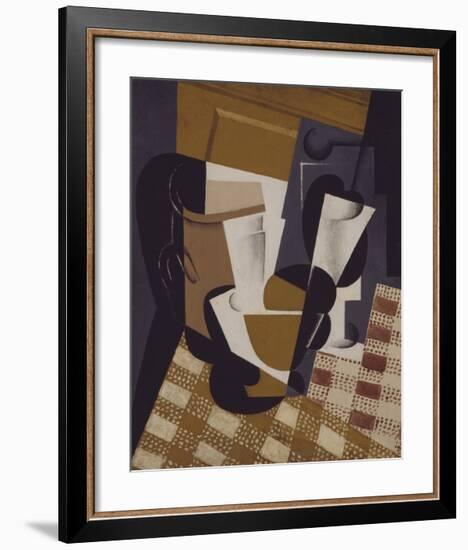 Wine Jug and Glass-Juan Gris-Framed Premium Giclee Print