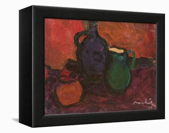 Wine Jug and Jar, 1961-Emil Parrag-Framed Premier Image Canvas