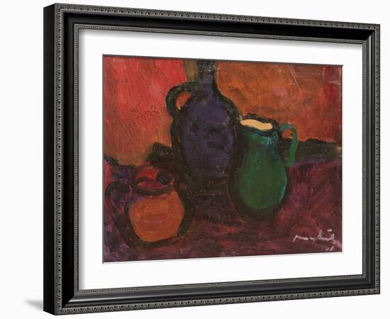 Wine Jug and Jar, 1961-Emil Parrag-Framed Giclee Print