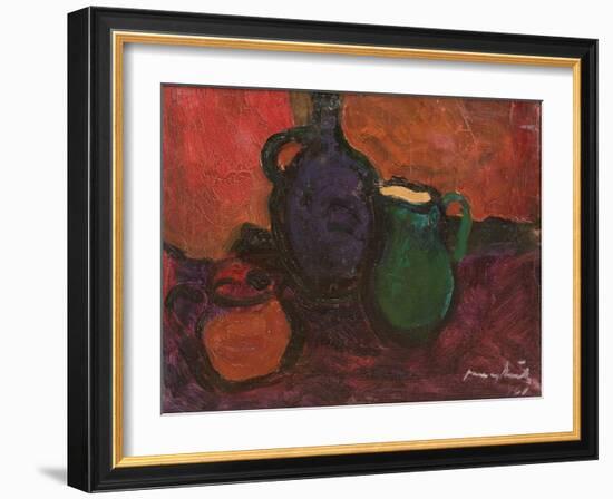 Wine Jug and Jar, 1961-Emil Parrag-Framed Giclee Print