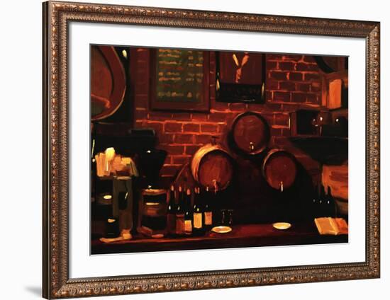 Wine Kegs-Pam Ingalls-Framed Art Print