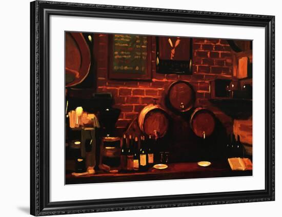 Wine Kegs-Pam Ingalls-Framed Art Print