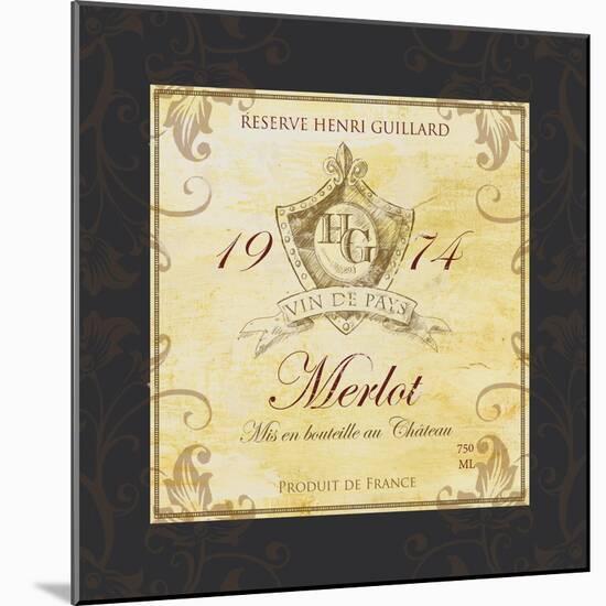 Wine Label 6-Fiona Stokes-Gilbert-Mounted Giclee Print