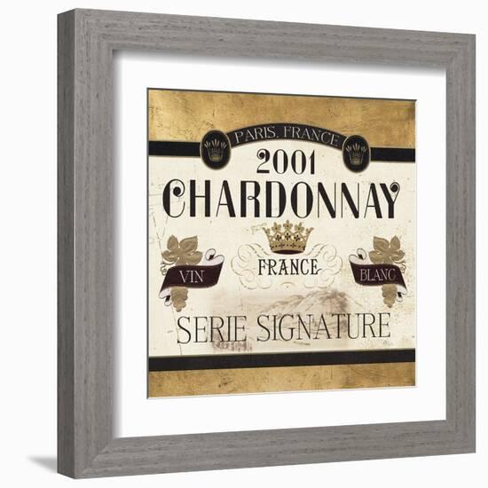 Wine Labels II-Pela Studio-Framed Art Print