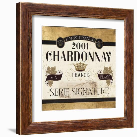 Wine Labels II-Pela Studio-Framed Art Print