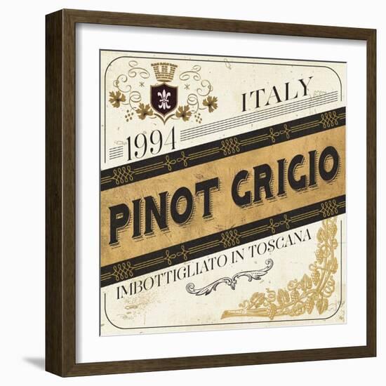 Wine Labels IV-Pela Design-Framed Art Print