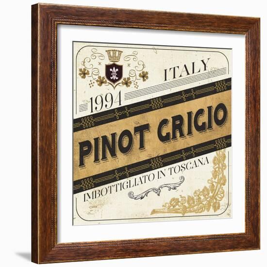 Wine Labels IV-Pela Design-Framed Art Print