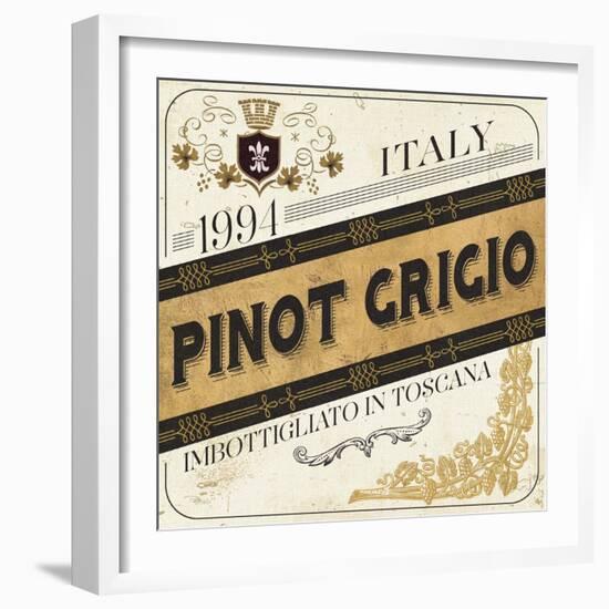 Wine Labels IV-Pela Design-Framed Art Print