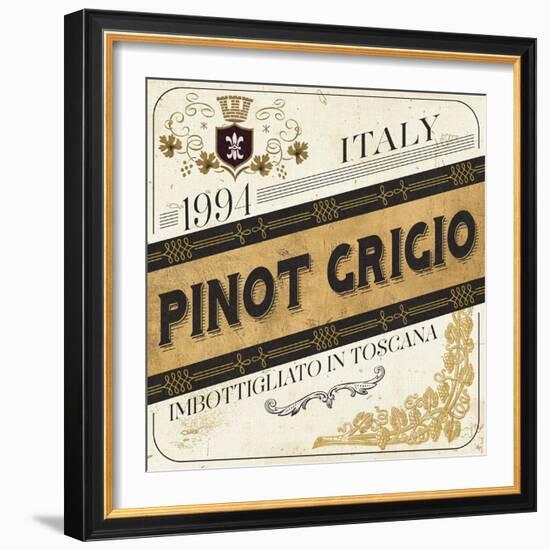 Wine Labels IV-Pela Design-Framed Art Print