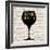 Wine Lino Print 1-Evangeline Taylor-Framed Premium Giclee Print