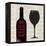 Wine Lino Print 2-Evangeline Taylor-Framed Stretched Canvas