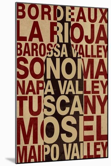 Wine Locales-null-Mounted Art Print