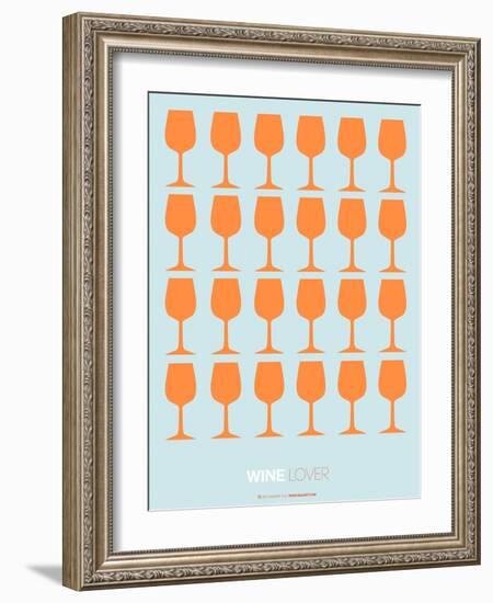 Wine Lover Orange-NaxArt-Framed Art Print