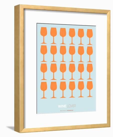 Wine Lover Orange-NaxArt-Framed Art Print